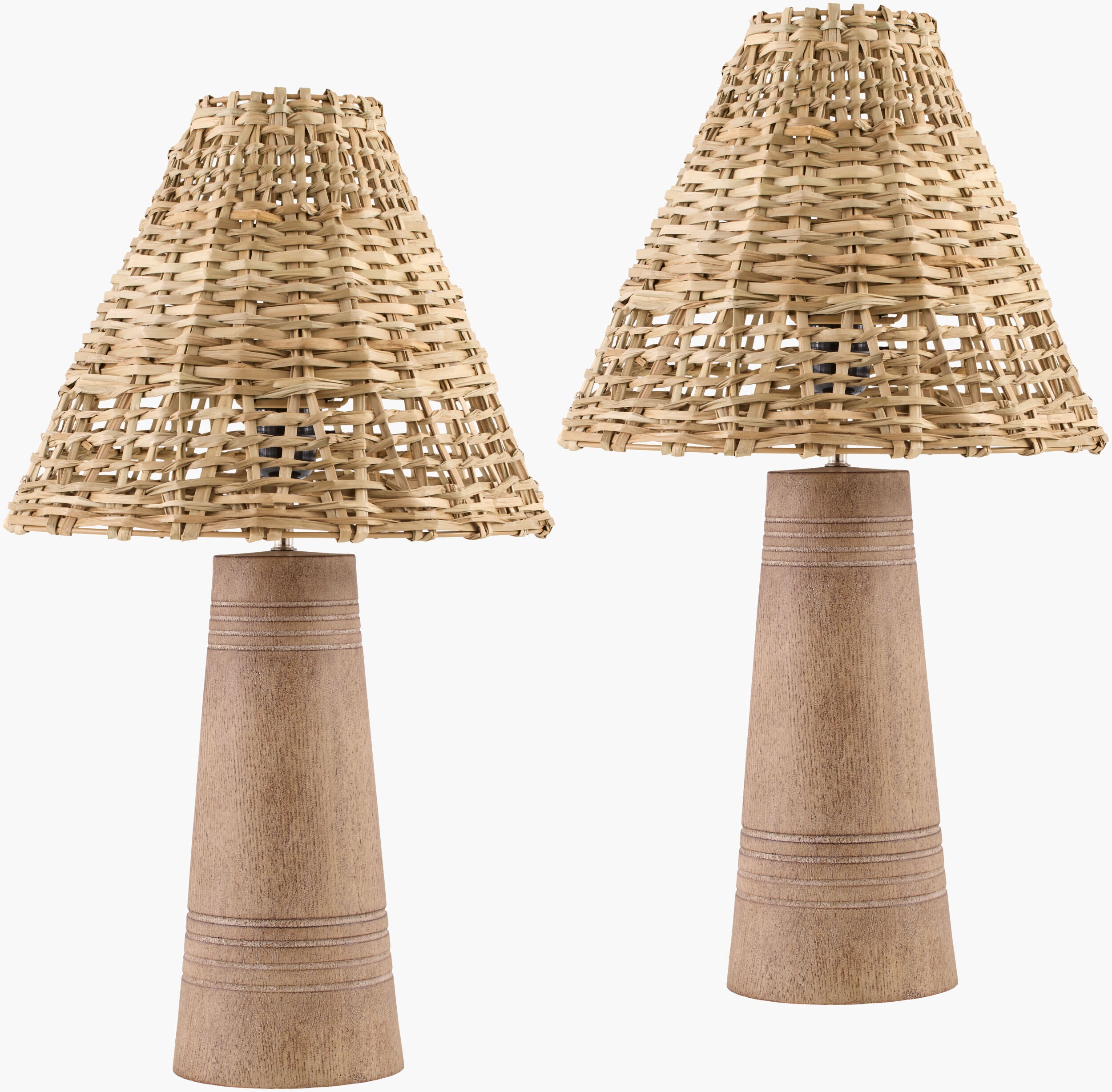 Trout Accent Table Lamp — Brown