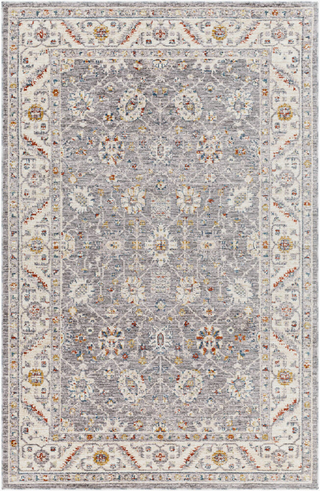 Truva Machine Woven Rug — Blue/Charcoal