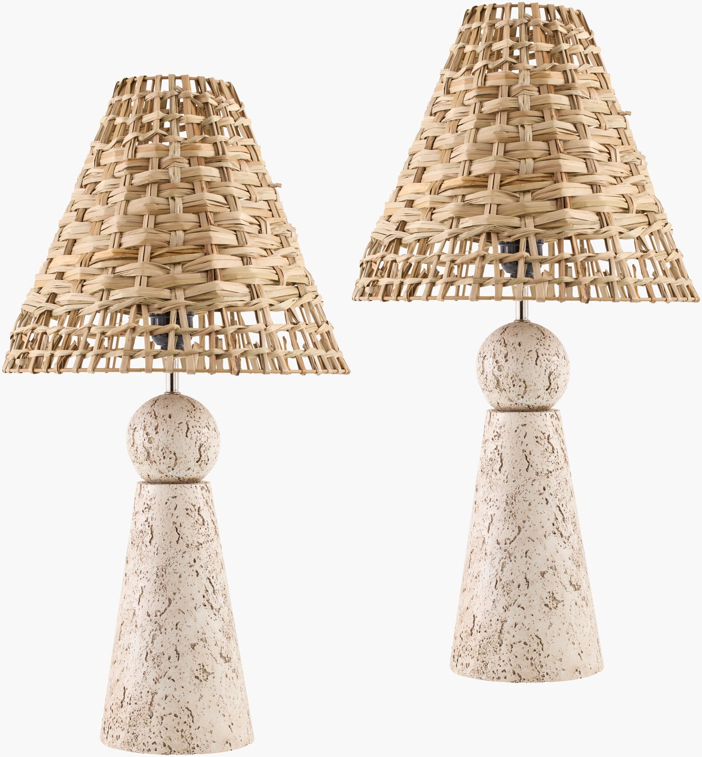 Teslin Accent Table Lamp — Light Gray