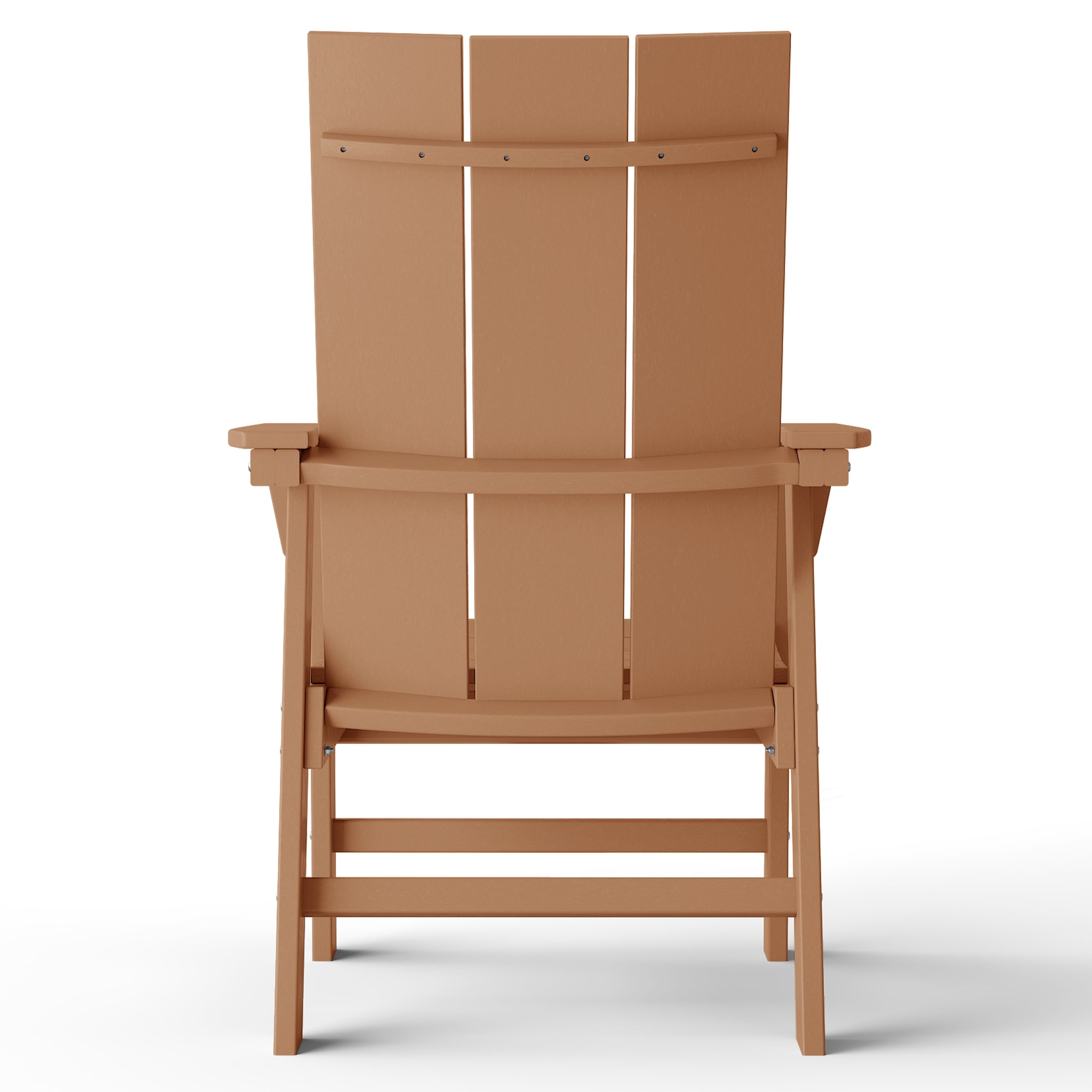 Malibu Modern All-Weather Outdoor Contoured Adirondack Dining Chair Seahawk Designs Patio Dining Chairs