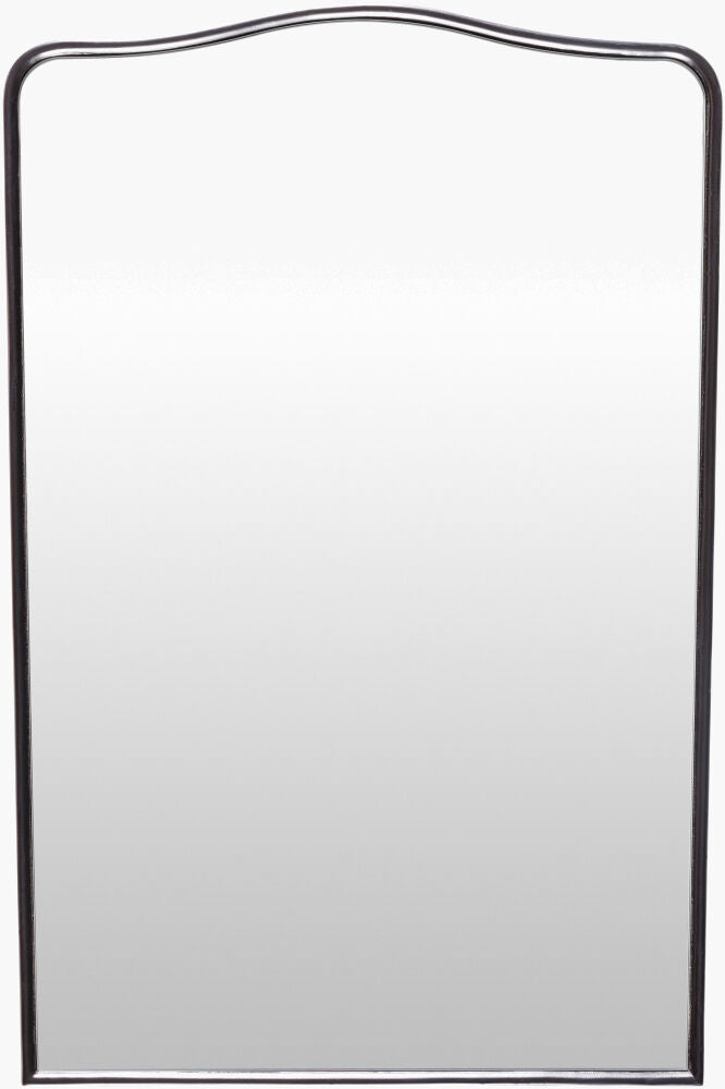 August Mantel Mirror — Black