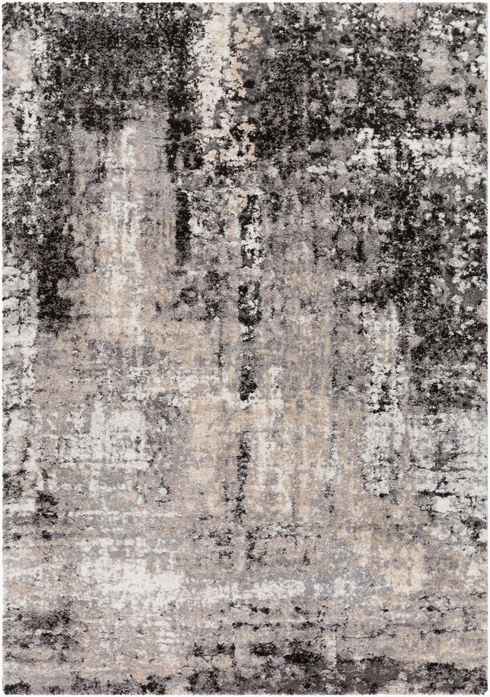 Tuscany Machine Woven Rug — Black/Charcoal