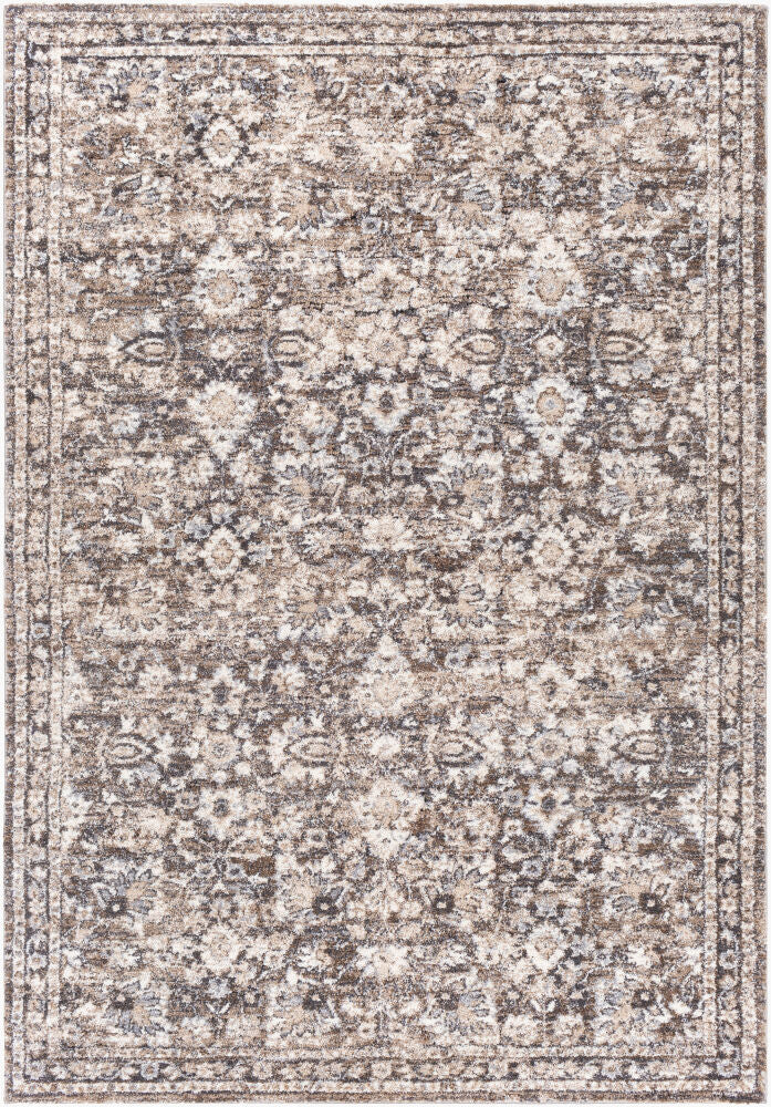 Tuscany Machine Woven Rug — Brown/Charcoal