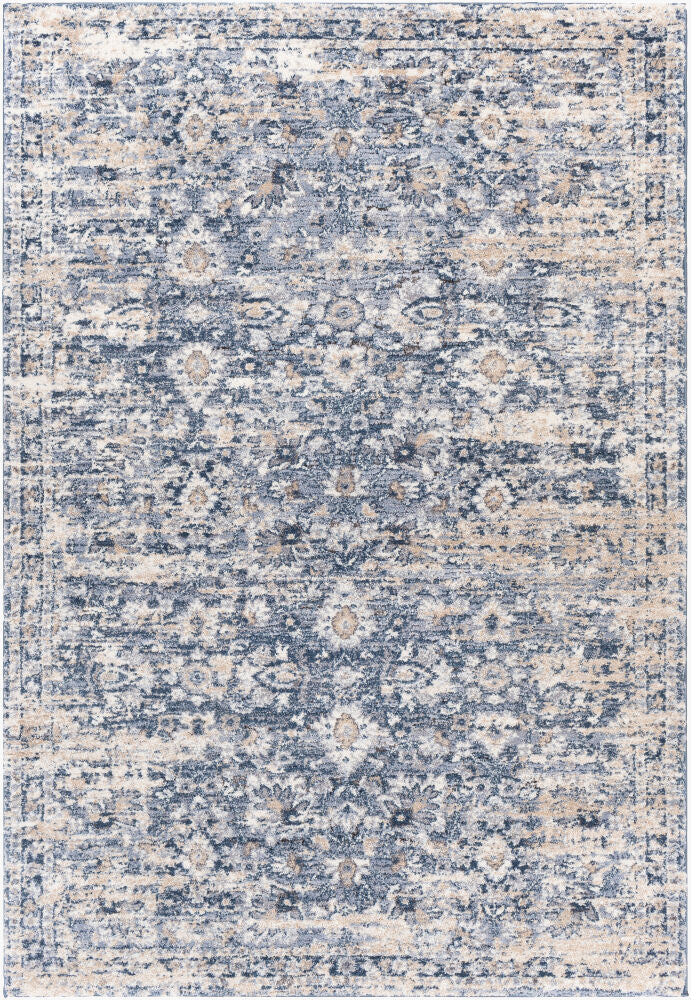 Tuscany Machine Woven Rug — Charcoal/Cream