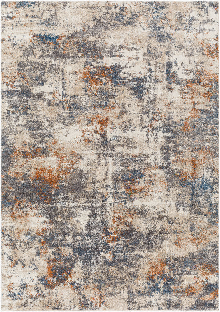 Tuscany Machine Woven Rug — Blue/Brown