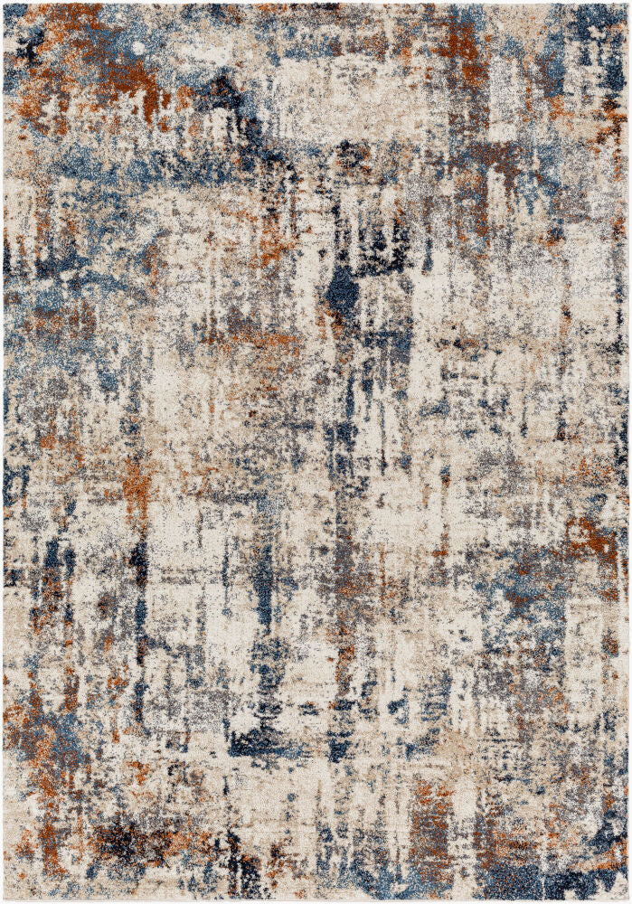 Tuscany Machine Woven Rug — Blue/Brown