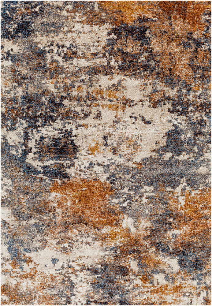 Tuscany Machine Woven Rug — Blue/Brown