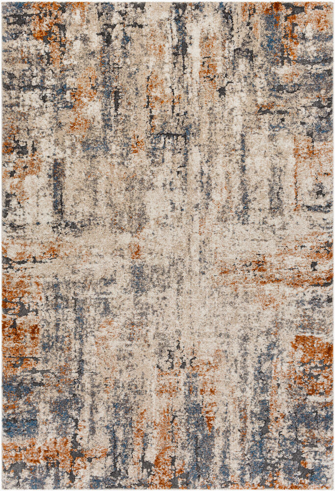 Tuscany Machine Woven Rug — Black/Blue