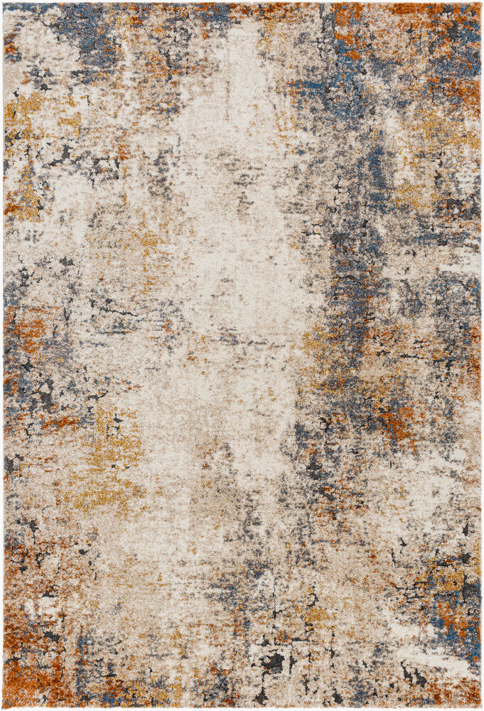 Tuscany Machine Woven Rug — Black/Blue