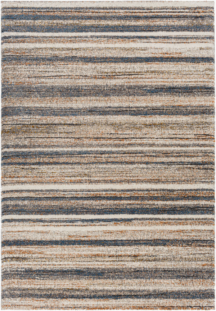 Tuscany Machine Woven Rug — Black/Blue