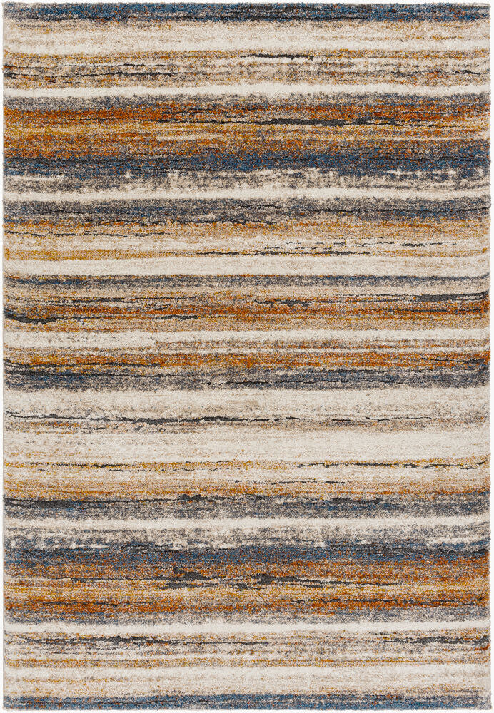 Tuscany Machine Woven Rug — Black/Blue