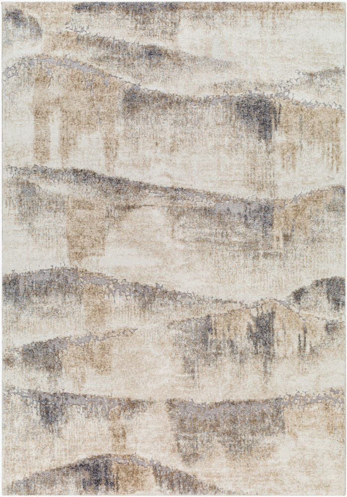 Tuscany Machine Woven Rug — Beige/Charcoal