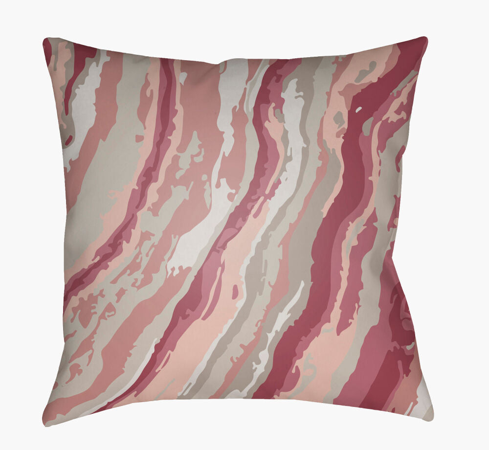 Textures Accent Pillow — Magenta