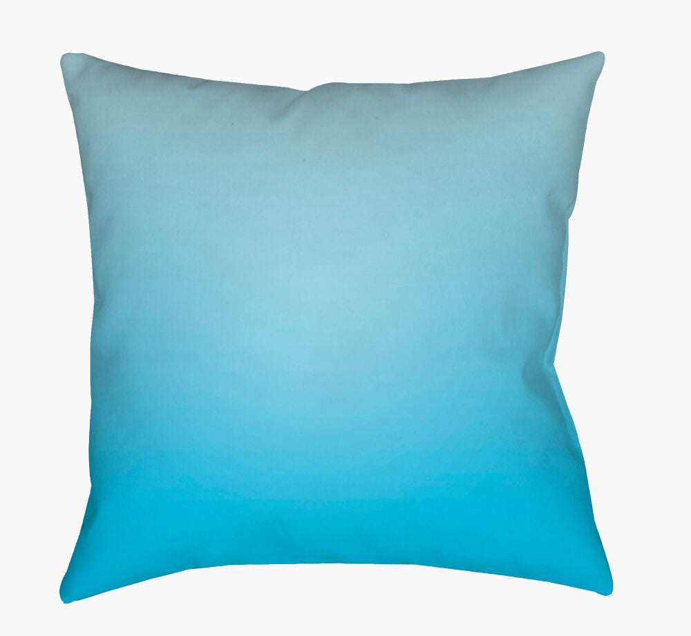 Textures Accent Pillow — Aqua/Light Blue