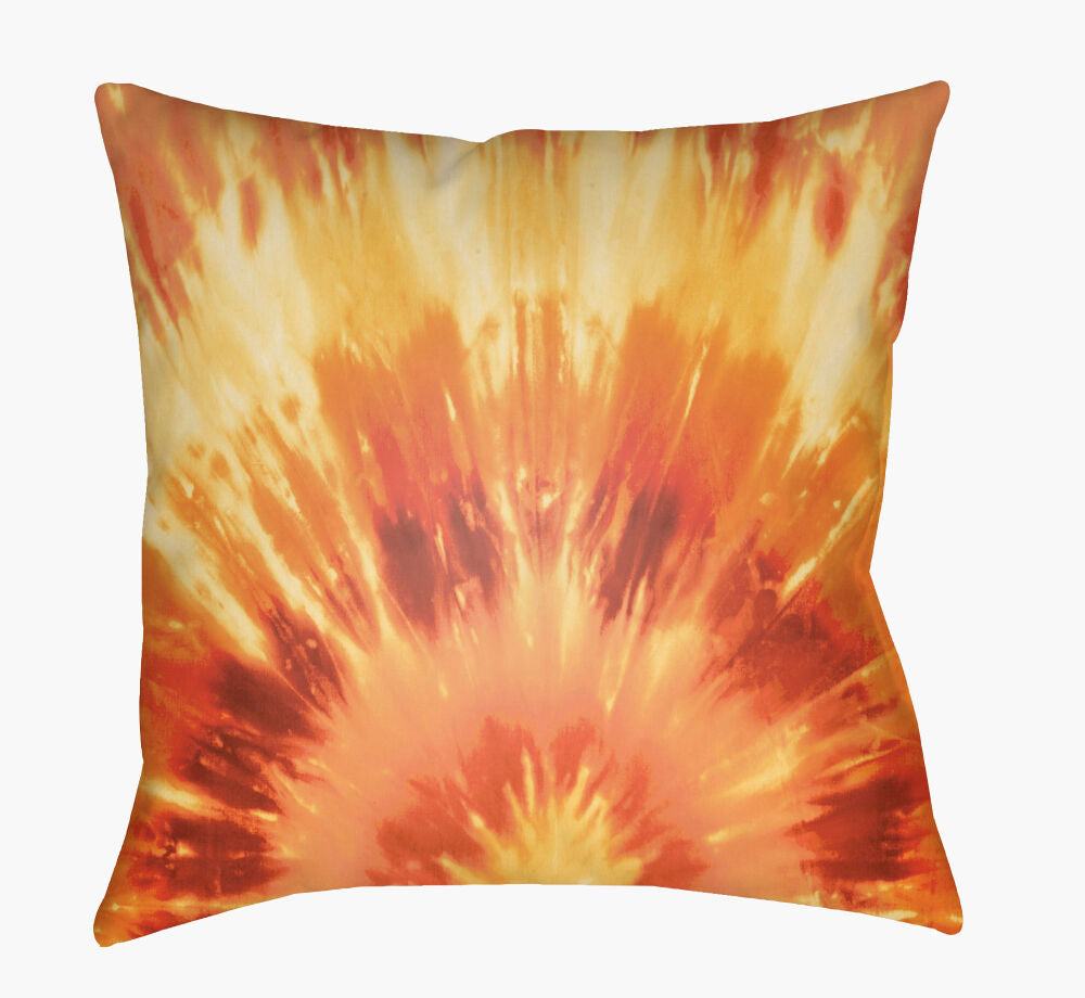 Textures Accent Pillow — Burgandy/Coral