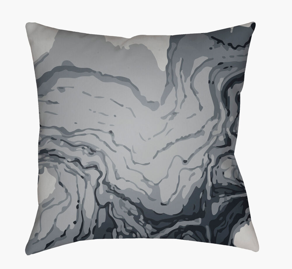 Textures Accent Pillow — Denim/Ink Blue