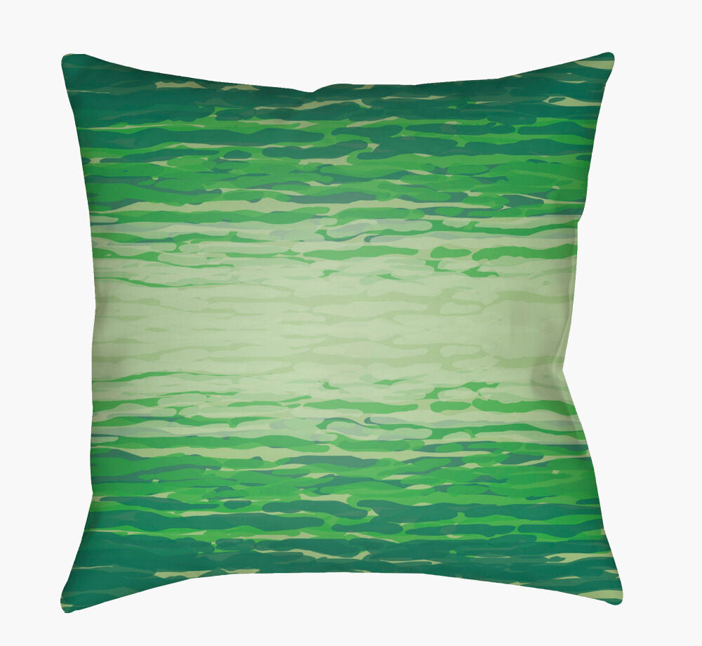 Textures Accent Pillow — Emerald/Green