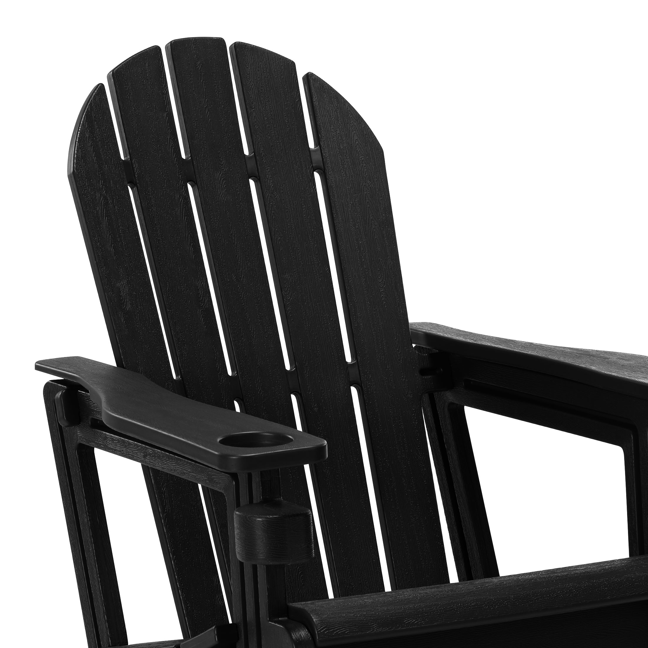 Snap'n Lock Adirondack Chair with Cupholder (No Tools or Hardware) Seahawk Designs Adirondack Chairs
