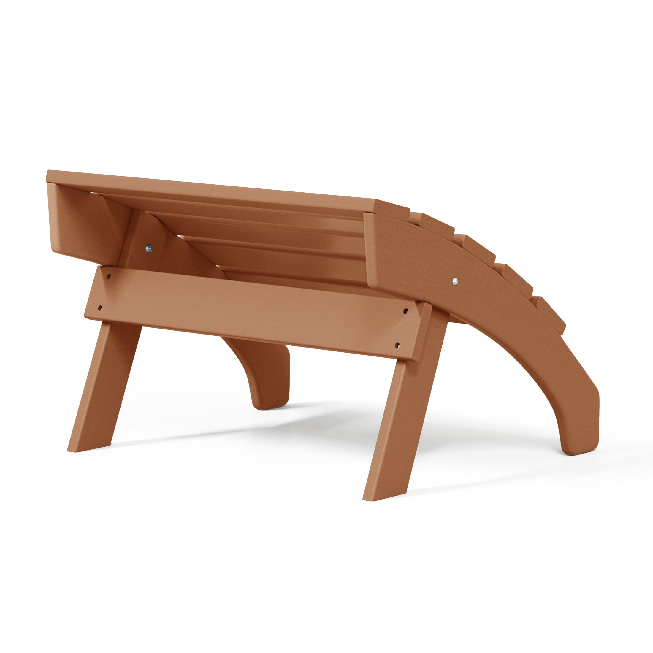 Westport All-Weather Outdoor Adirondack Folding Foot Rest/Ottoman Seahawk Designs Patio Ottomans