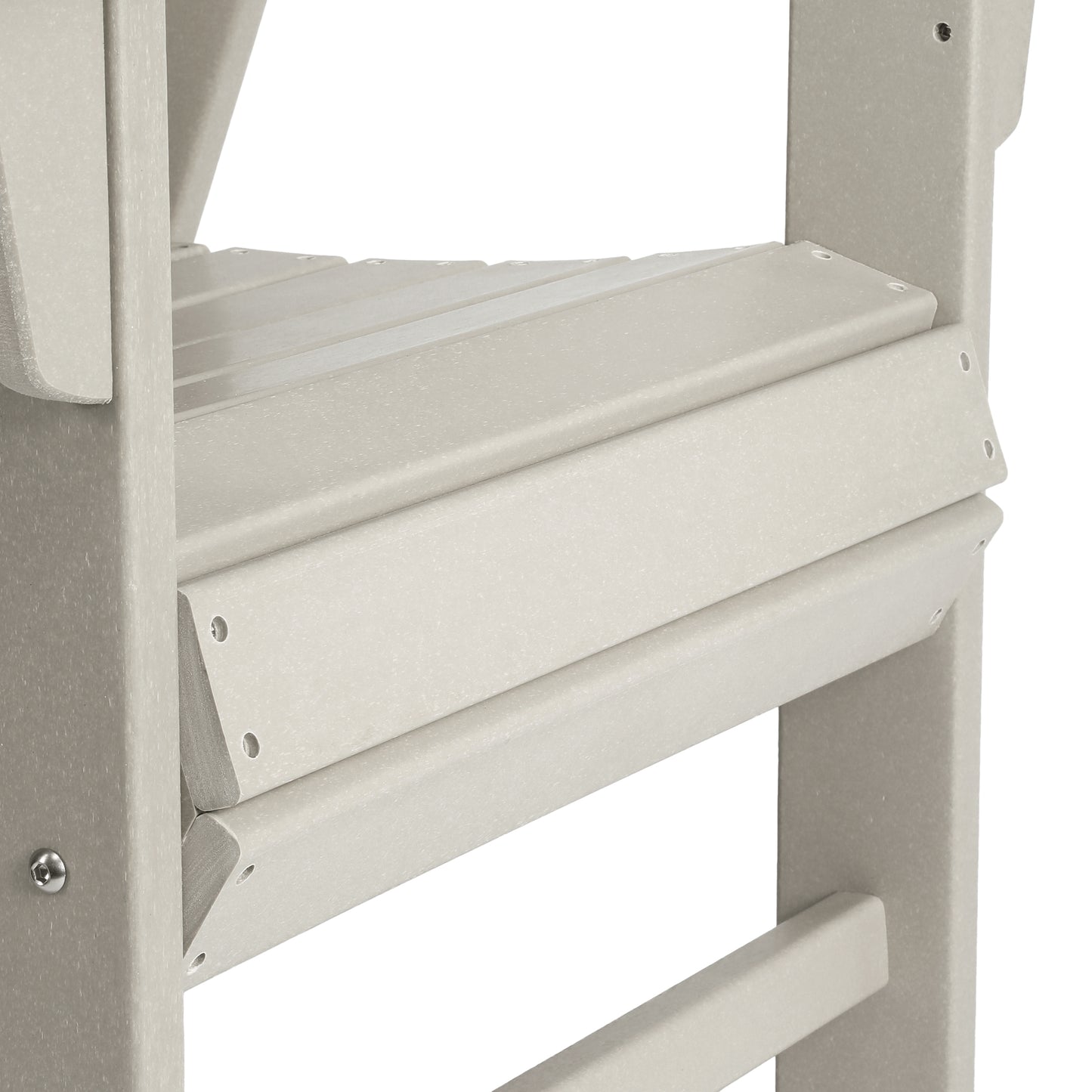 Malibu Modern All-Weather Outdoor Contoured Adirondack Dining Chair Seahawk Designs Patio Dining Chairs