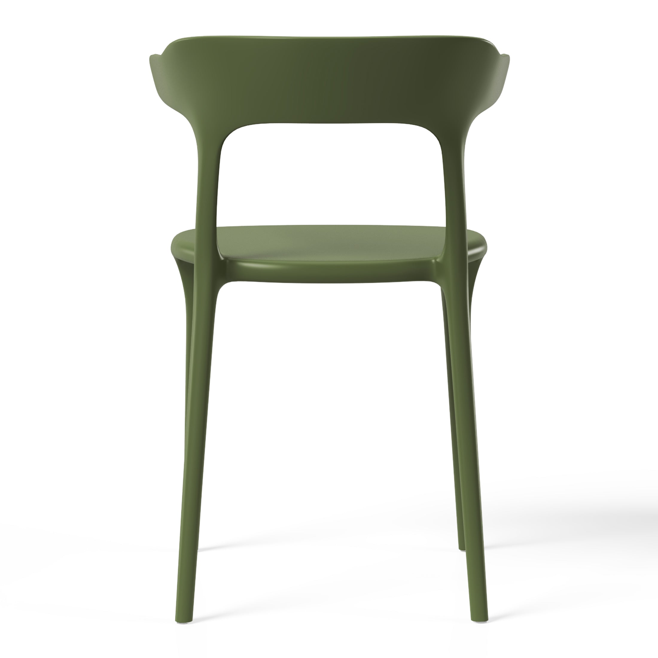 Polyform Stacking Dining Side Chair (Set of 4) Seahawk Designs Patio Dining Chairs