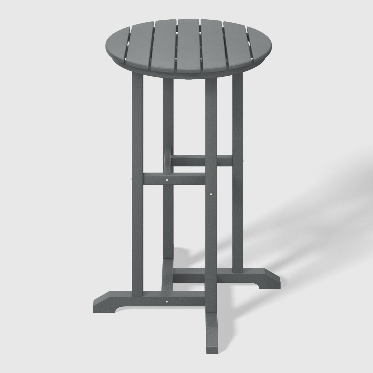 Stockholm All-Weather Outdoor Round Counter Bistro Table (37" Height) Seahawk Designs Patio Bar Tables