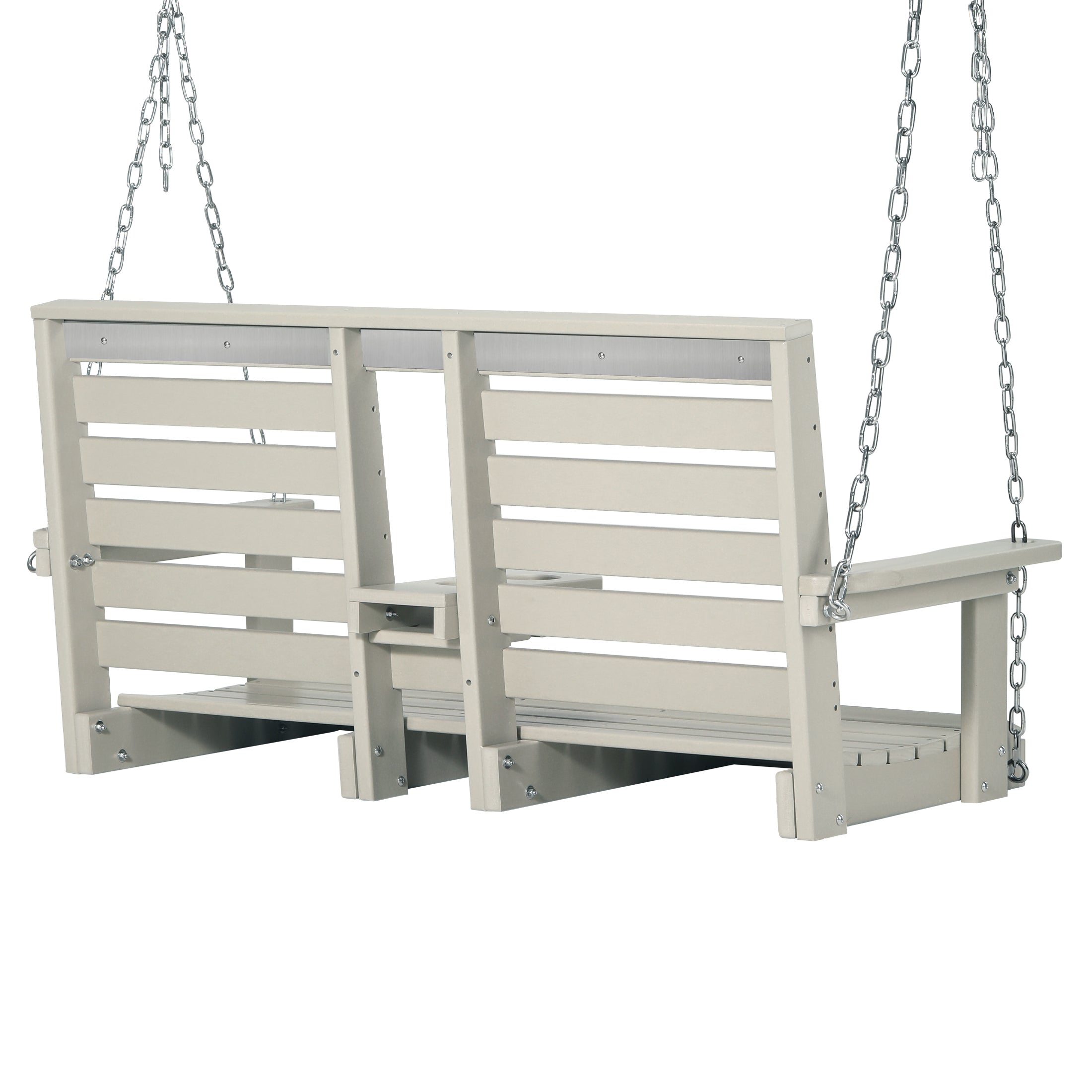 Charleston 54" Porch Swing with Folding Cup Holder Seahawk Designs Porch Swings