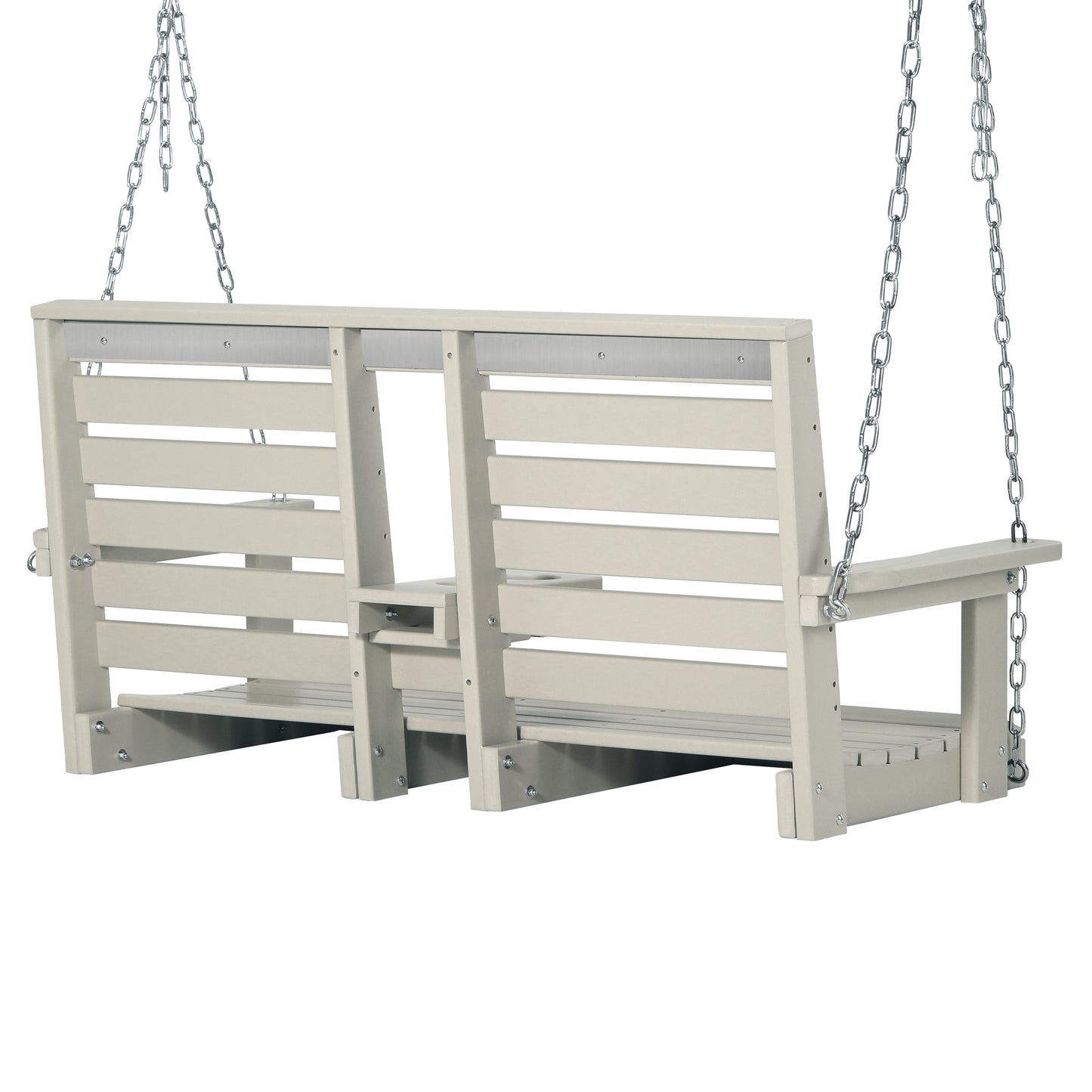 Charleston 54" Porch Swing with Folding Cup Holder Seahawk Designs Porch Swings
