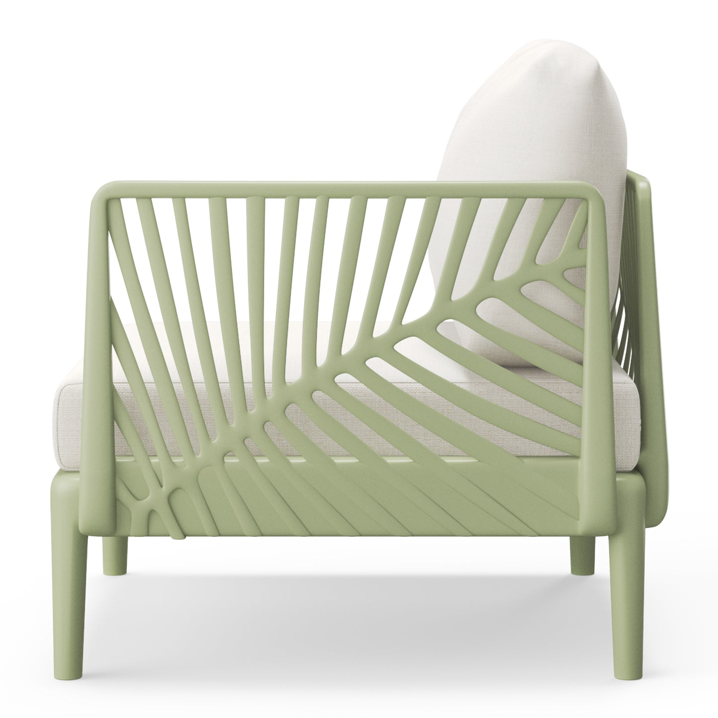 Polyform Deep Seating Right Arm Chair with Cushions Seahawk Designs Patio Chairs