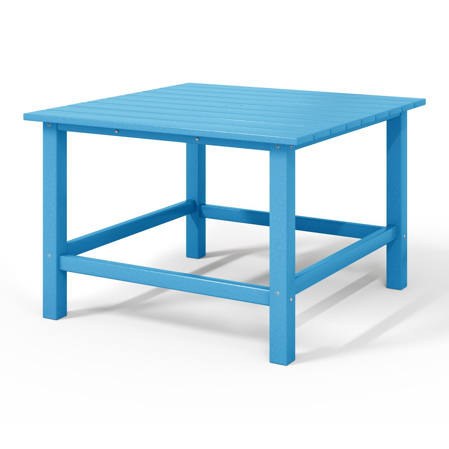 Tiny Terraces Kids' All-Weather Outdoor Square Dining Table (31" Top) Seahawk Designs Kids Patio Dining Tables