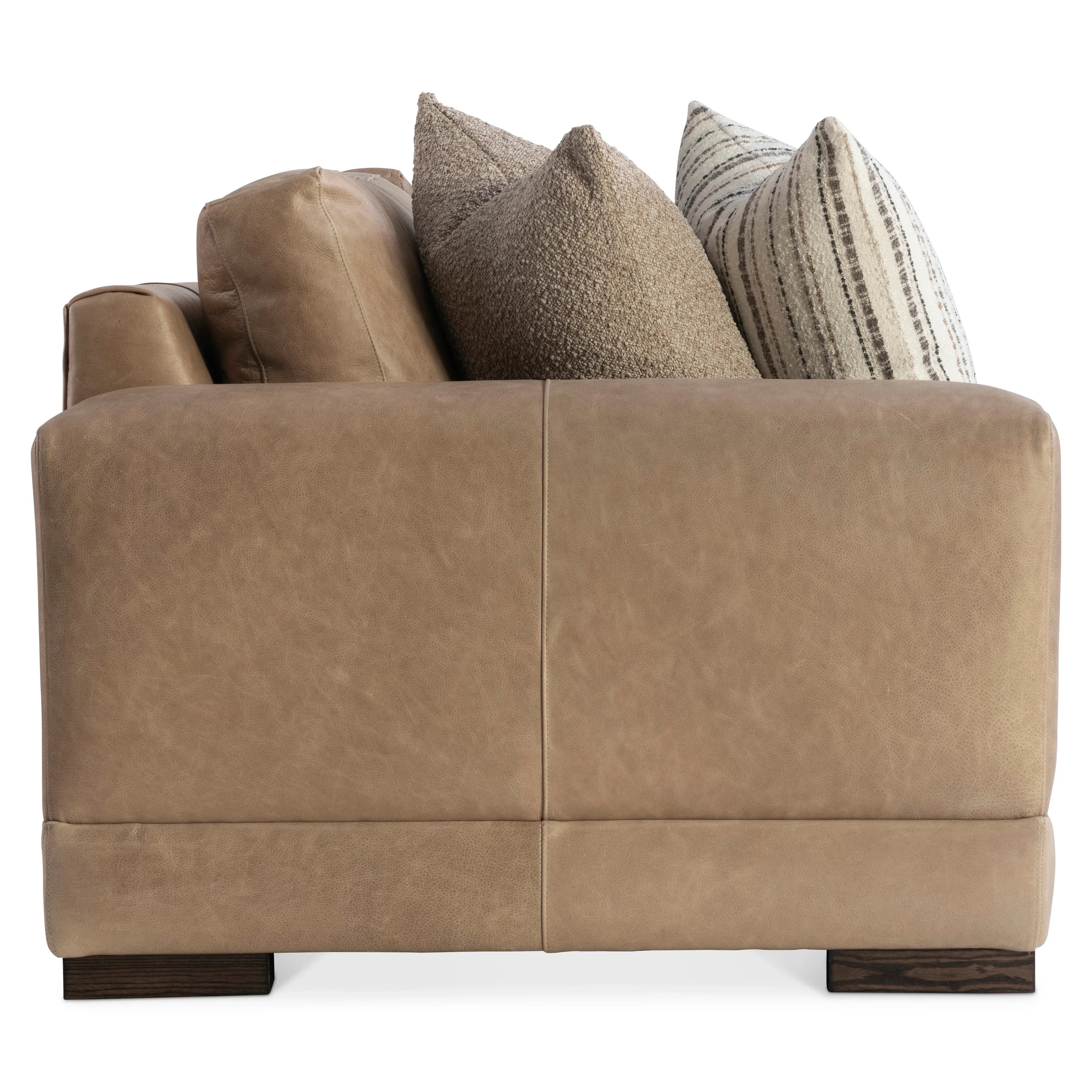 Lars Leather Left Arm Loveseat Bernhardt Living