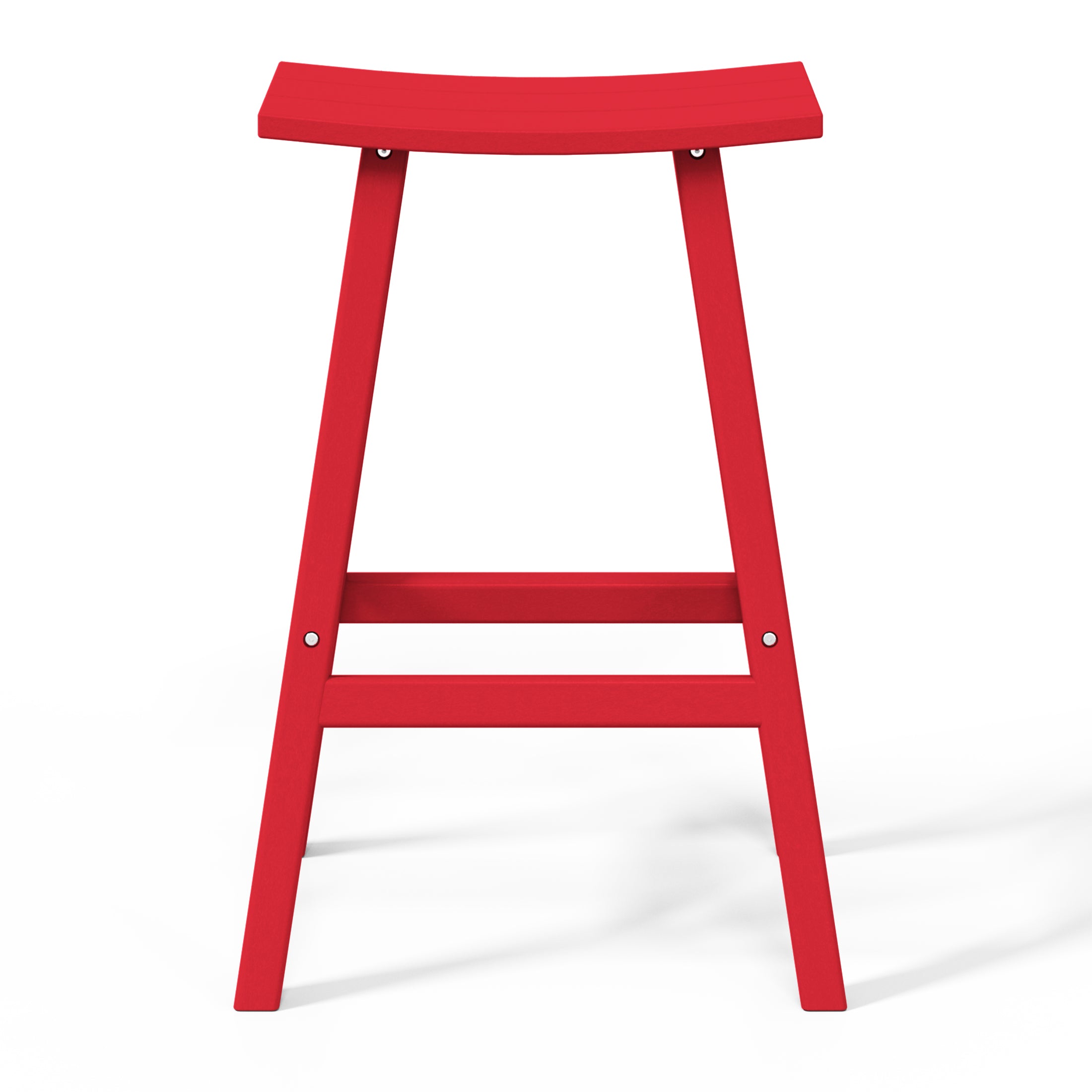 Stockholm All-Weather Outdoor Saddle Bar Stool (29" Height) Seahawk Designs Patio Bar & Counter Stools