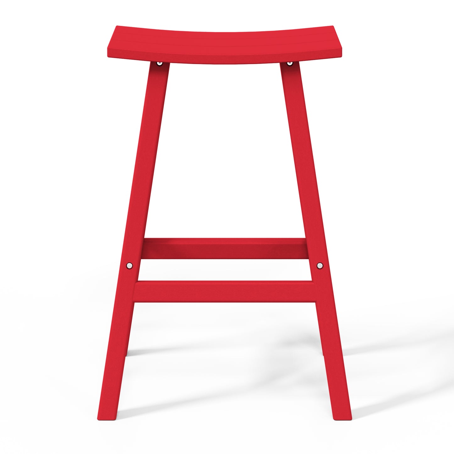 Stockholm All-Weather Outdoor Saddle Bar Stool (29" Height) Seahawk Designs Patio Bar & Counter Stools