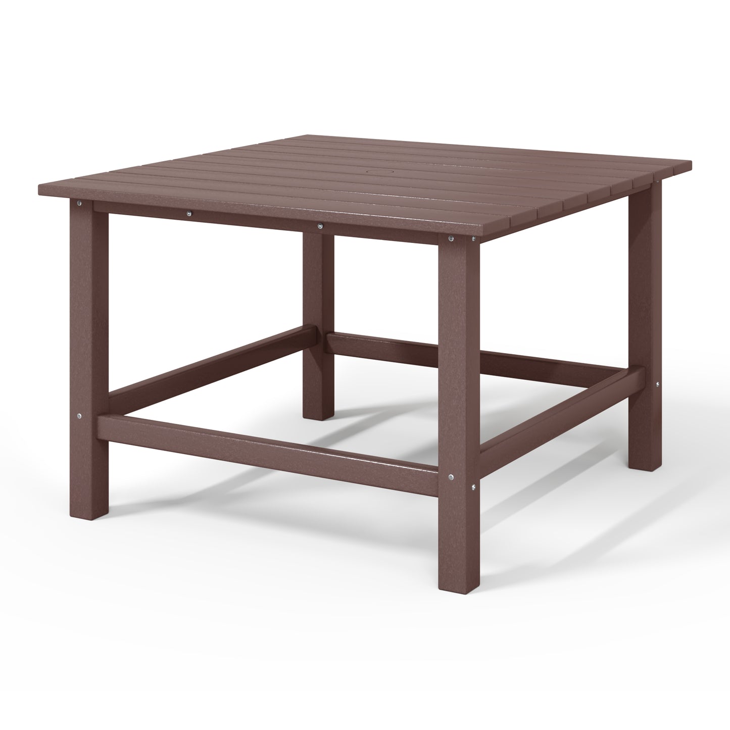 Tiny Terraces Kids' All-Weather Outdoor Square Dining Table (31" Top) Seahawk Designs Kids Patio Dining Tables