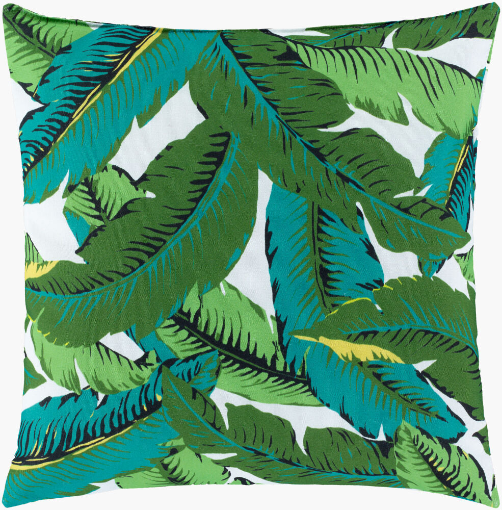 Ulani Accent Pillow — Black/Emerald