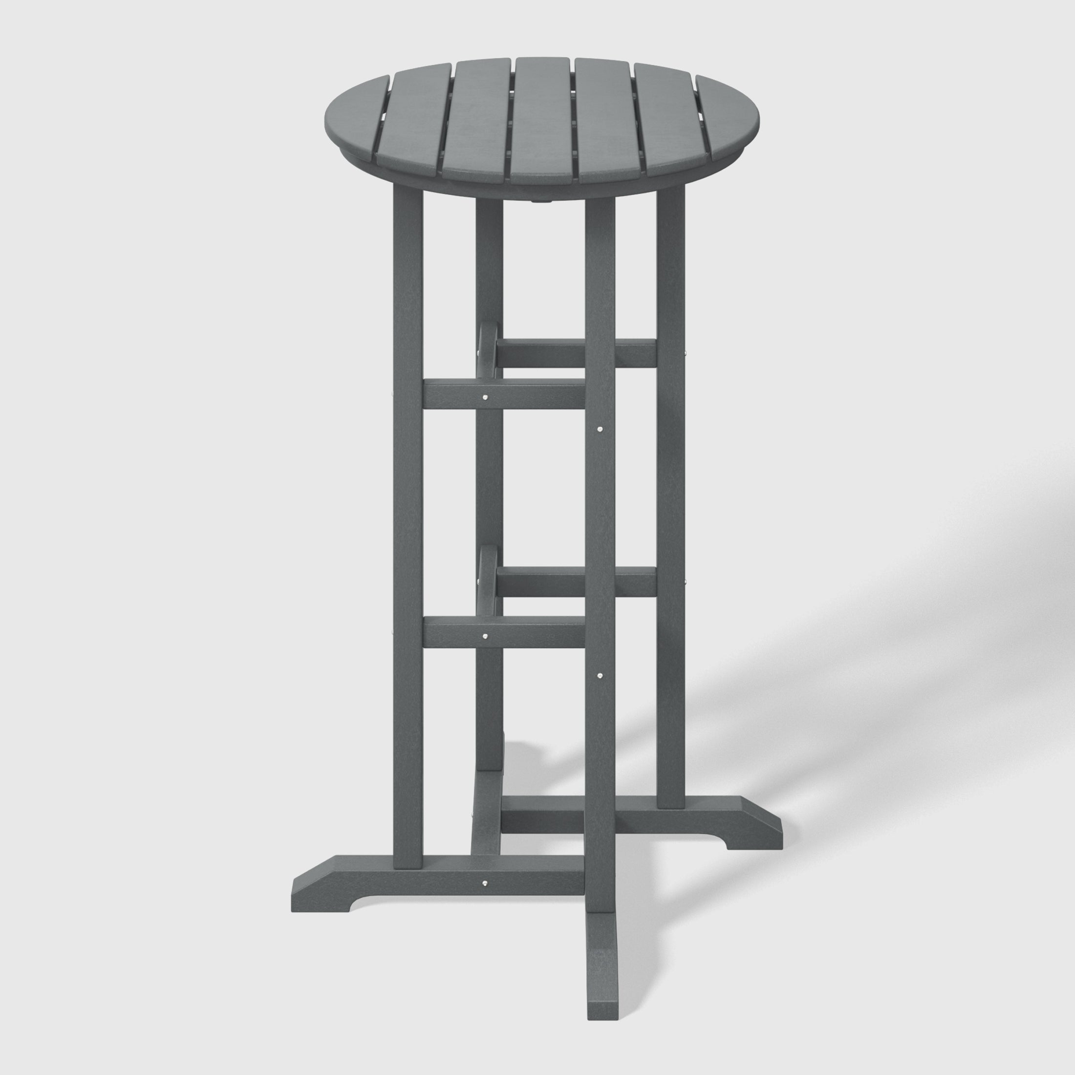 Stockholm All-Weather Outdoor Round Bar Bistro Table (42" Height) Seahawk Designs Patio Bar Tables