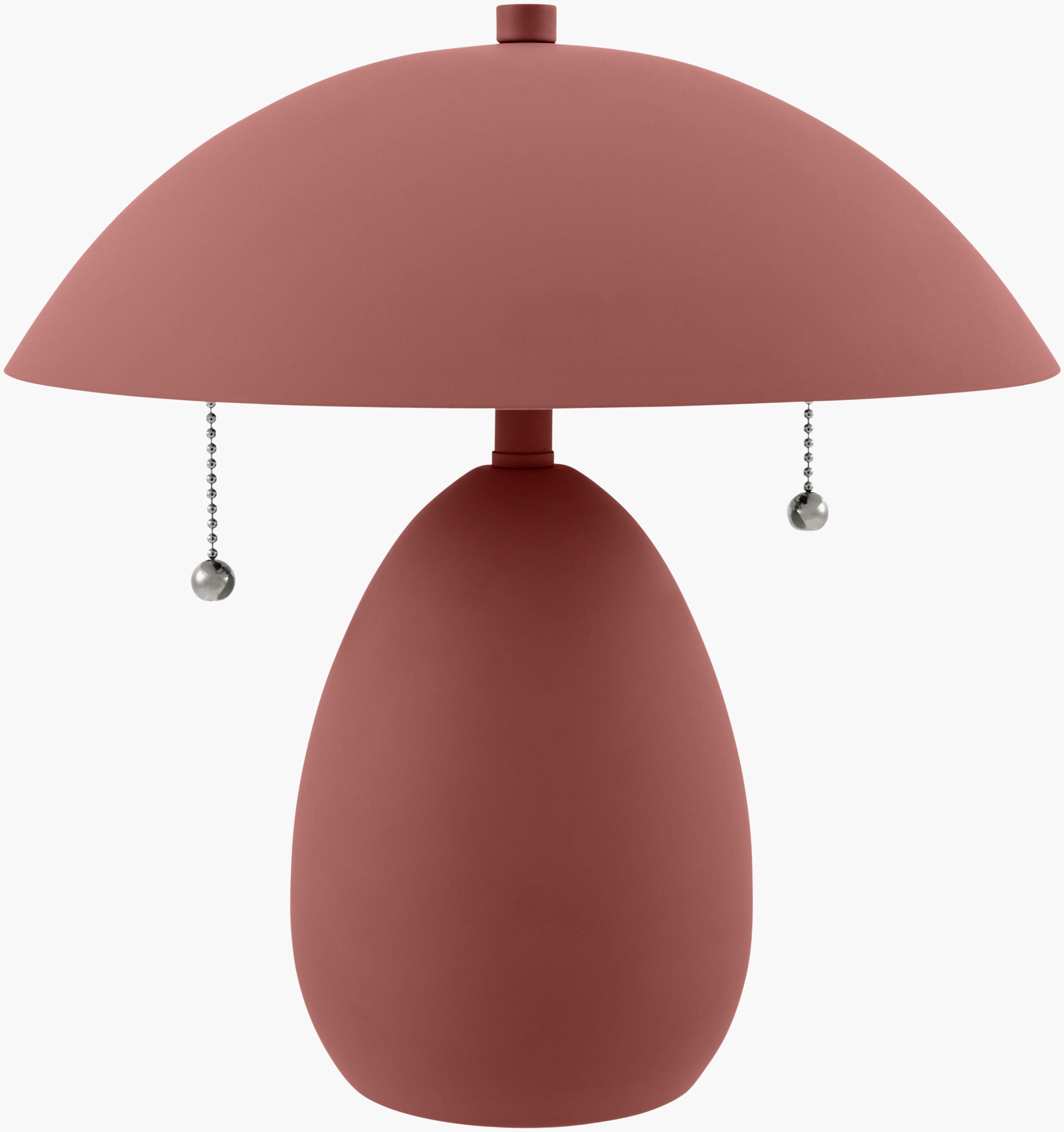 Umberis Accent Table Lamp — Dark Red
