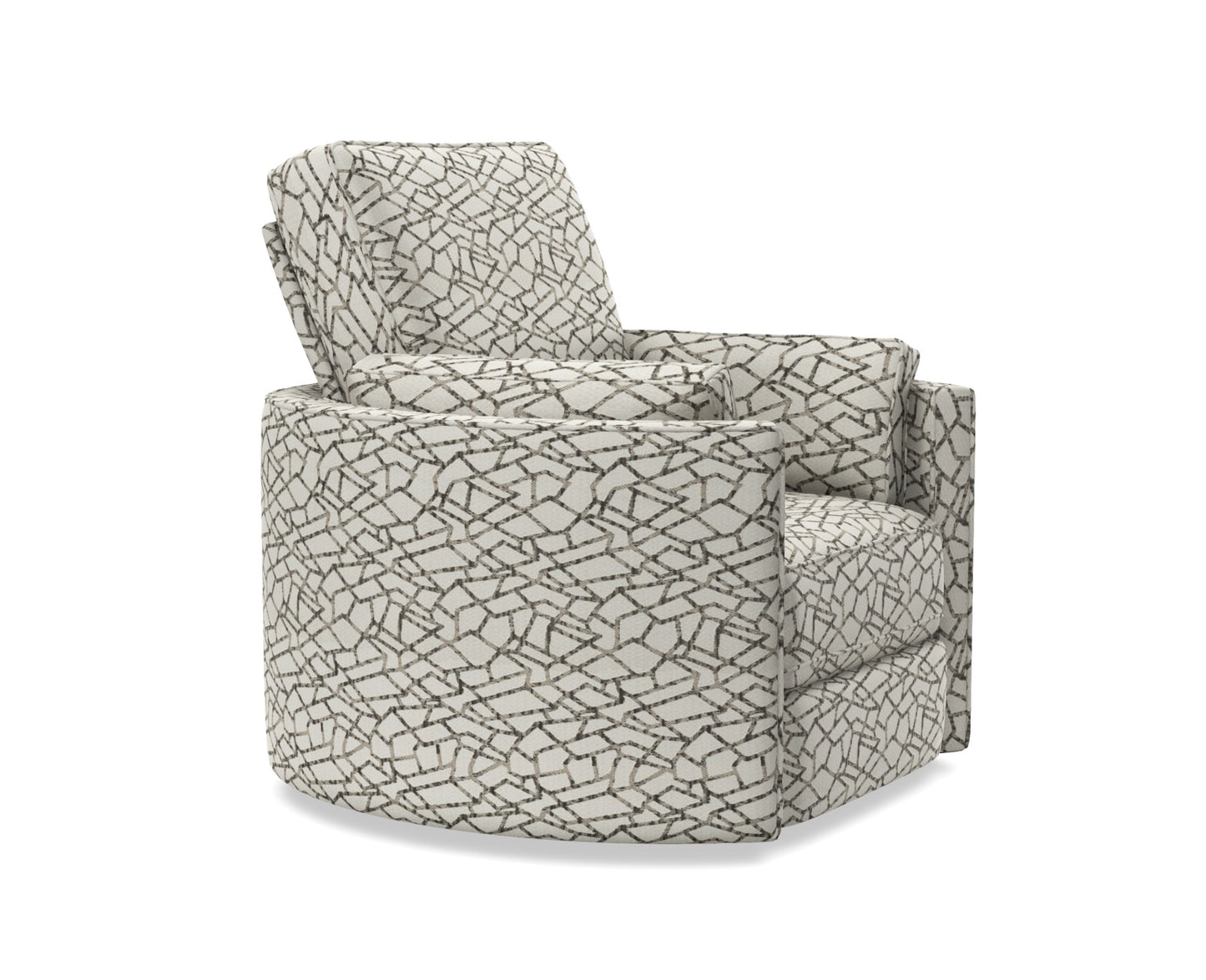 England Corey Motion Swivel Chair — Roomy Seat, Full Turn England Accent Chair