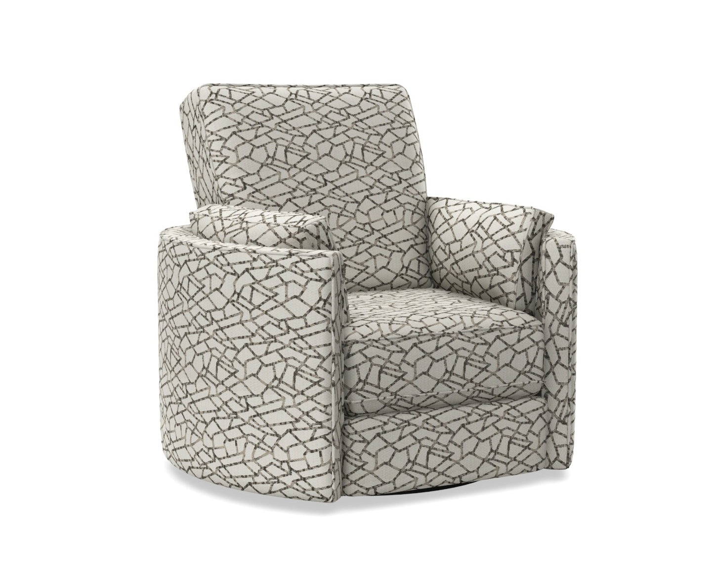 England Corey Motion Swivel Chair — Roomy Seat, Full Turn England Accent Chair