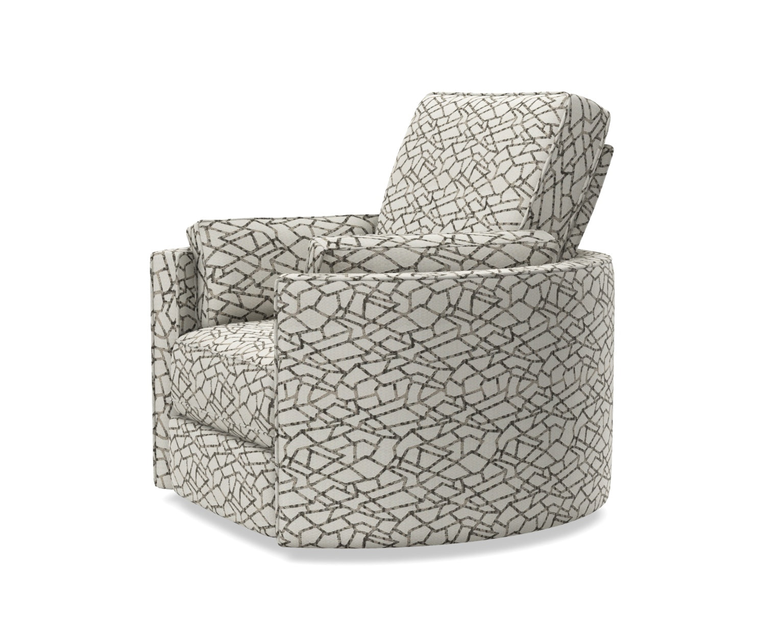 England Corey Motion Swivel Chair — Roomy Seat, Full Turn England Accent Chair