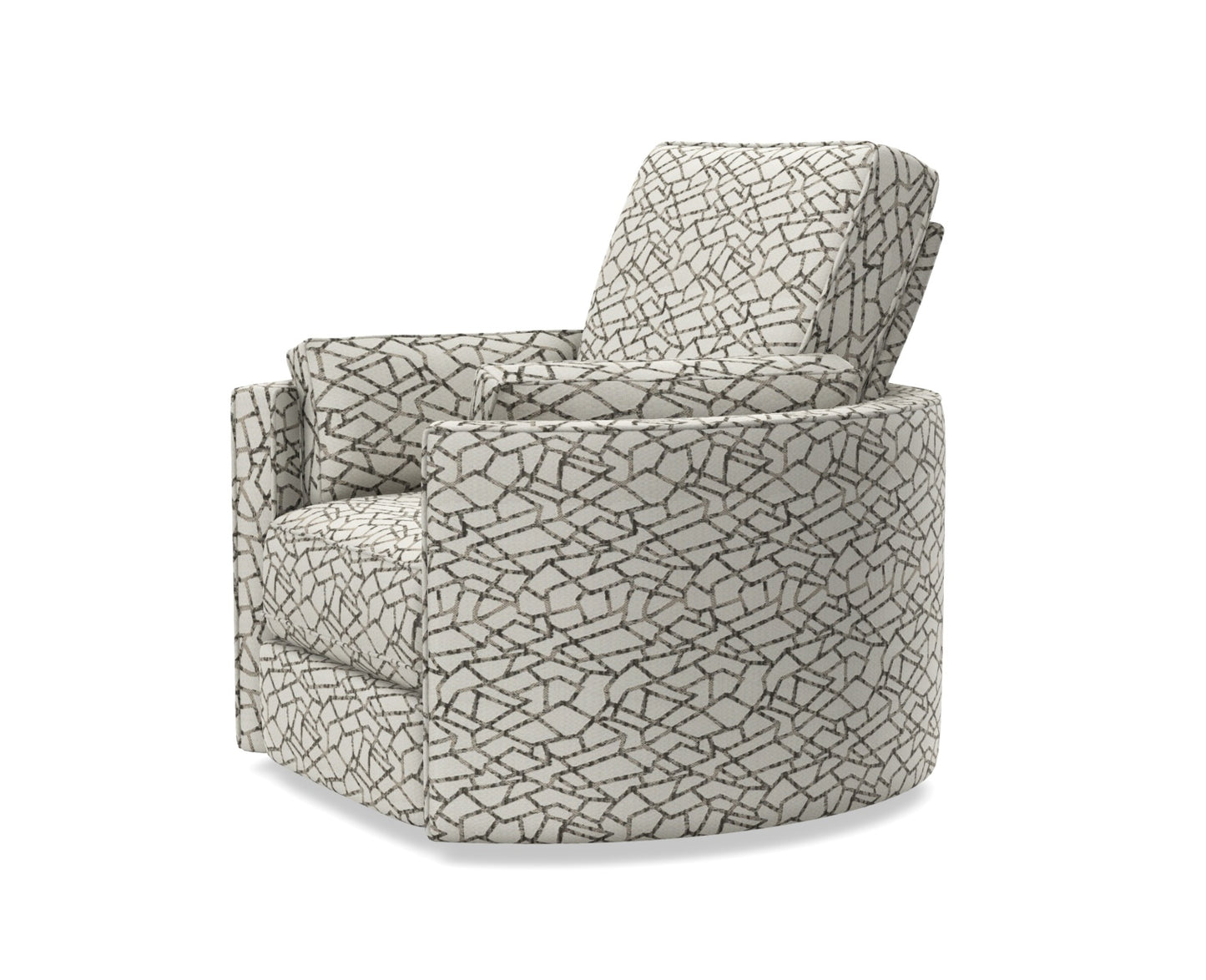 England Corey Motion Swivel Chair — Roomy Seat, Full Turn England Accent Chair