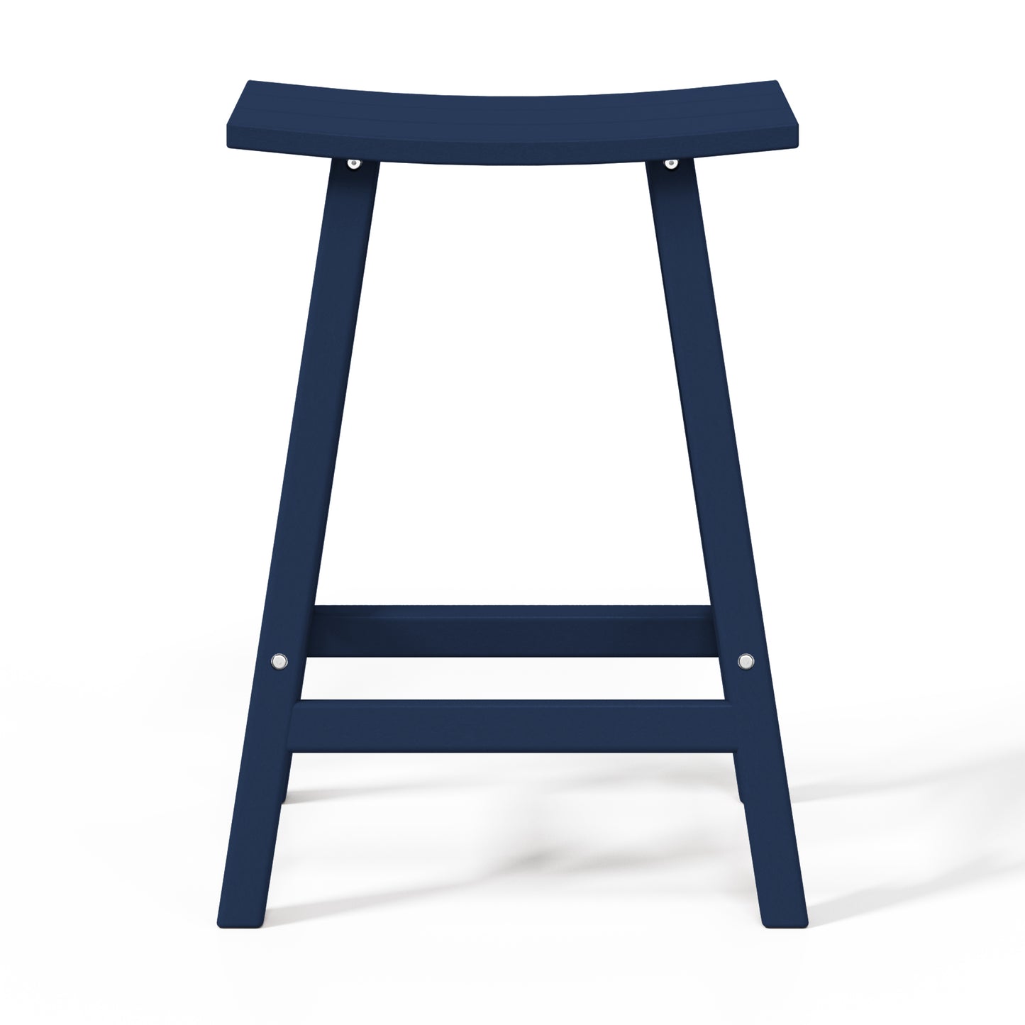 Stockholm All-Weather Outdoor Saddle Counter Stool (24" Height) Seahawk Designs Patio Bar & Counter Stools
