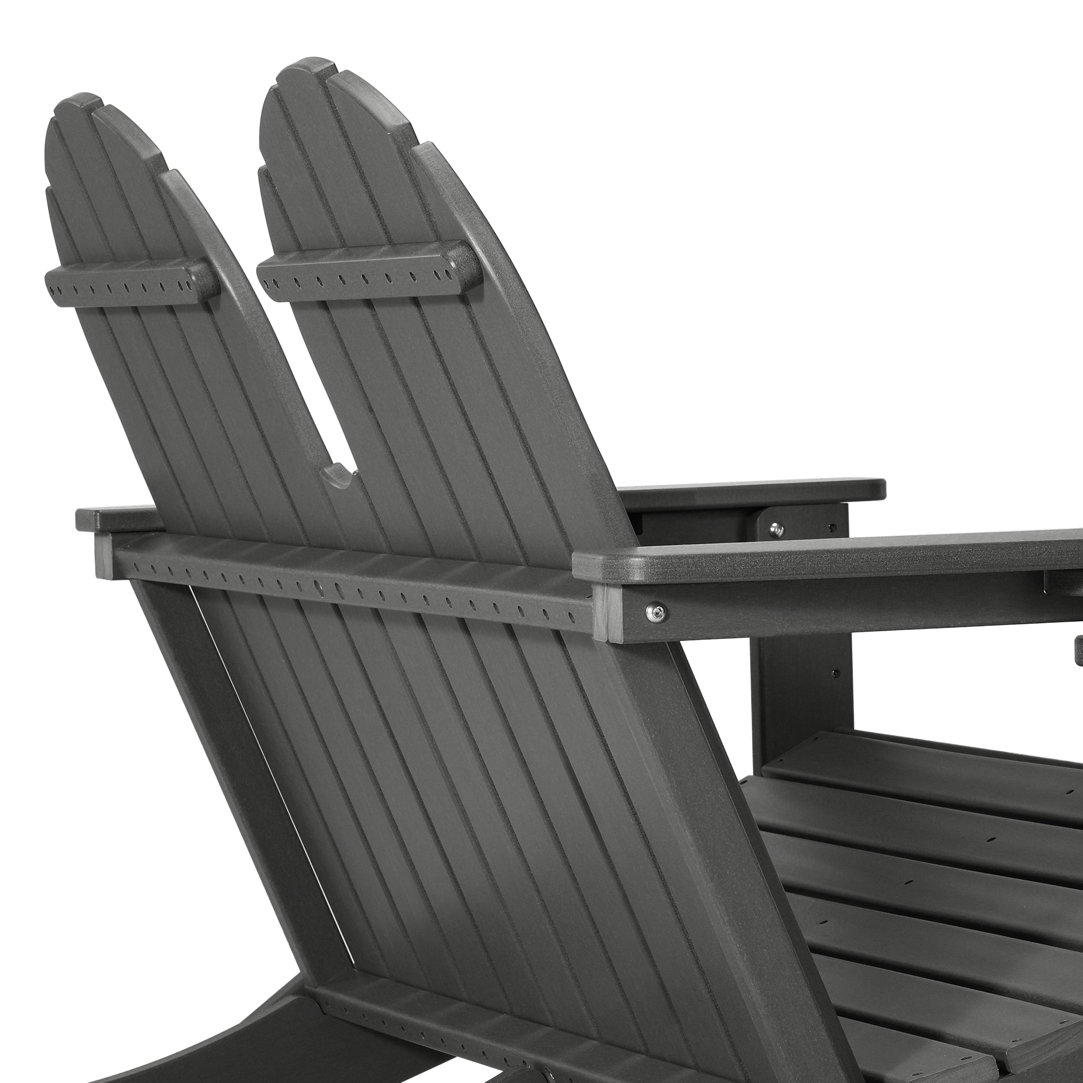 Magnolia Adirondack 49" Folding Bench Seahawk Designs Patio Benches