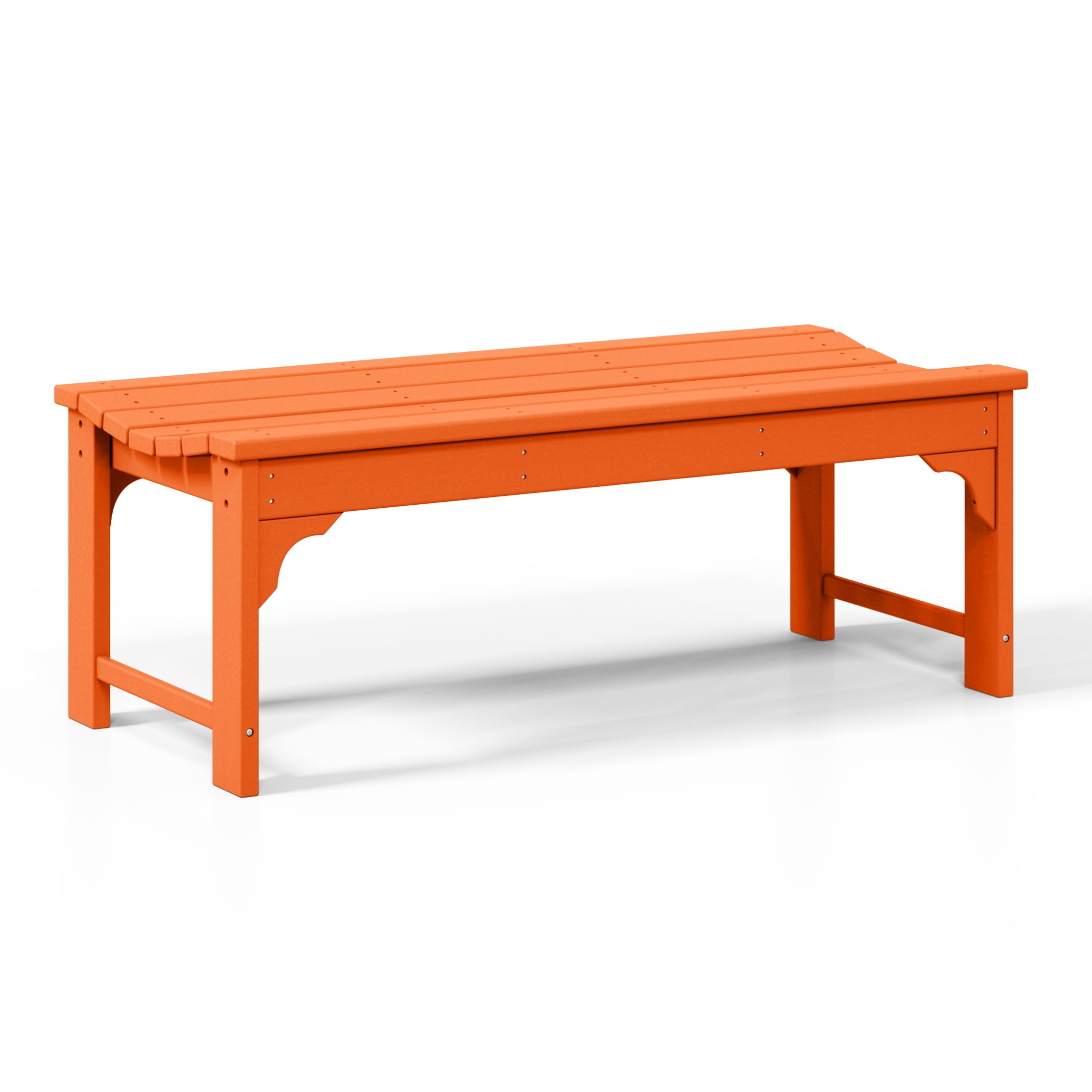 Concord All-Weather Outdoor Garden Backless Bench (46" Wide) Seahawk Designs Patio Benches