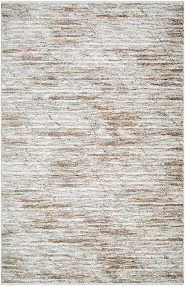 Usonia Machine Woven Rug — Brown/Gray