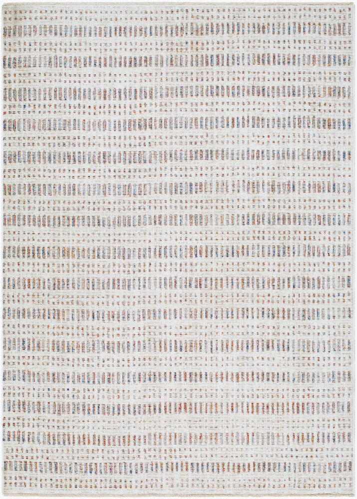 Usonia Machine Woven Rug — Brown/Dark Blue