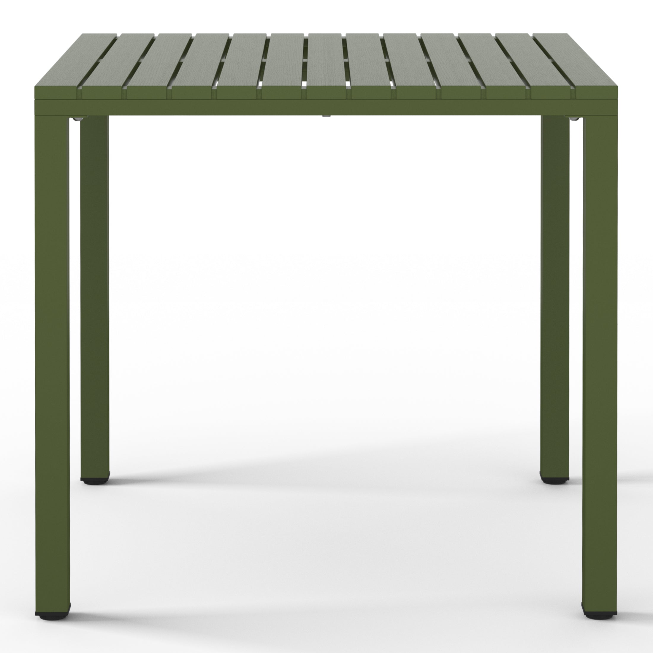 Polyform 31.5" Square Dining Table with Metal Frame Seahawk Designs Patio Dining Tables