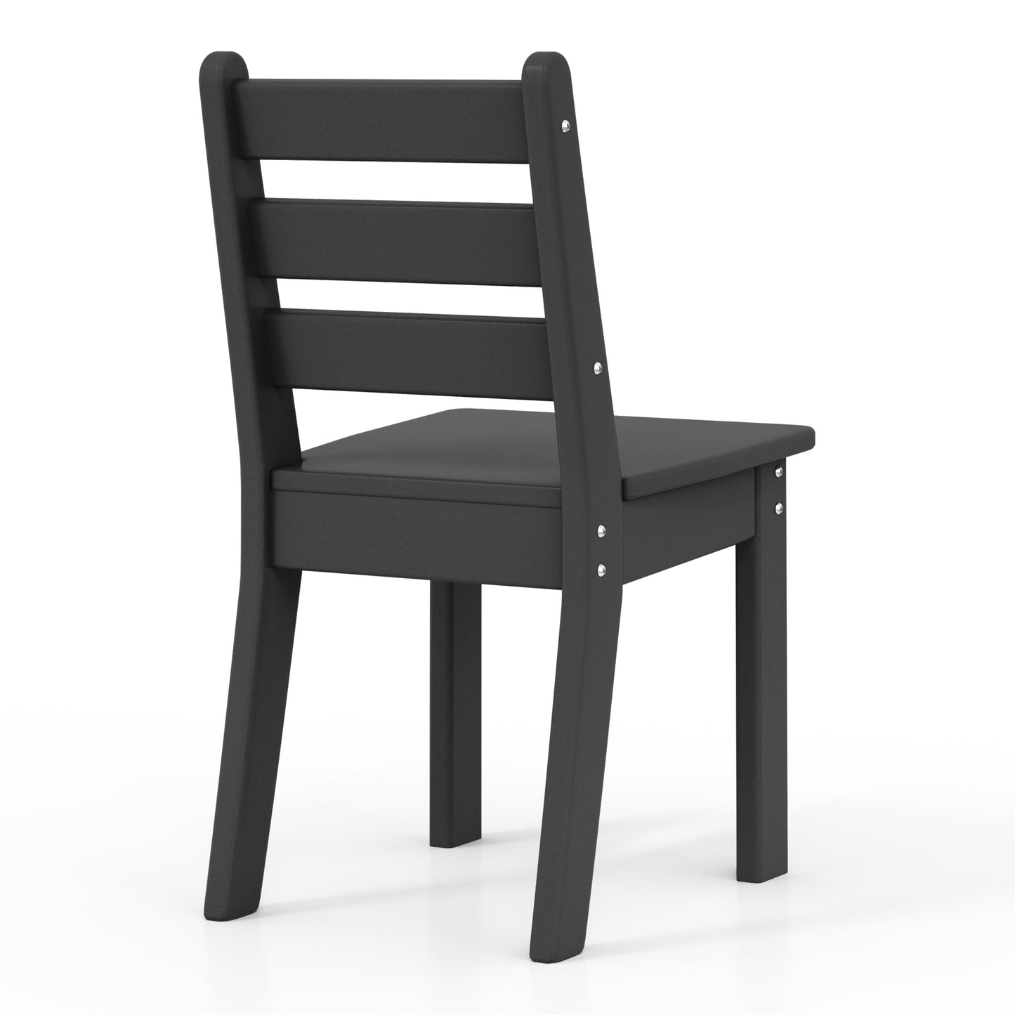 Tiny Terraces Kids' All-Weather Outdoor Dining Chair (Set of 2) Seahawk Designs Kids Patio Dining Chairs