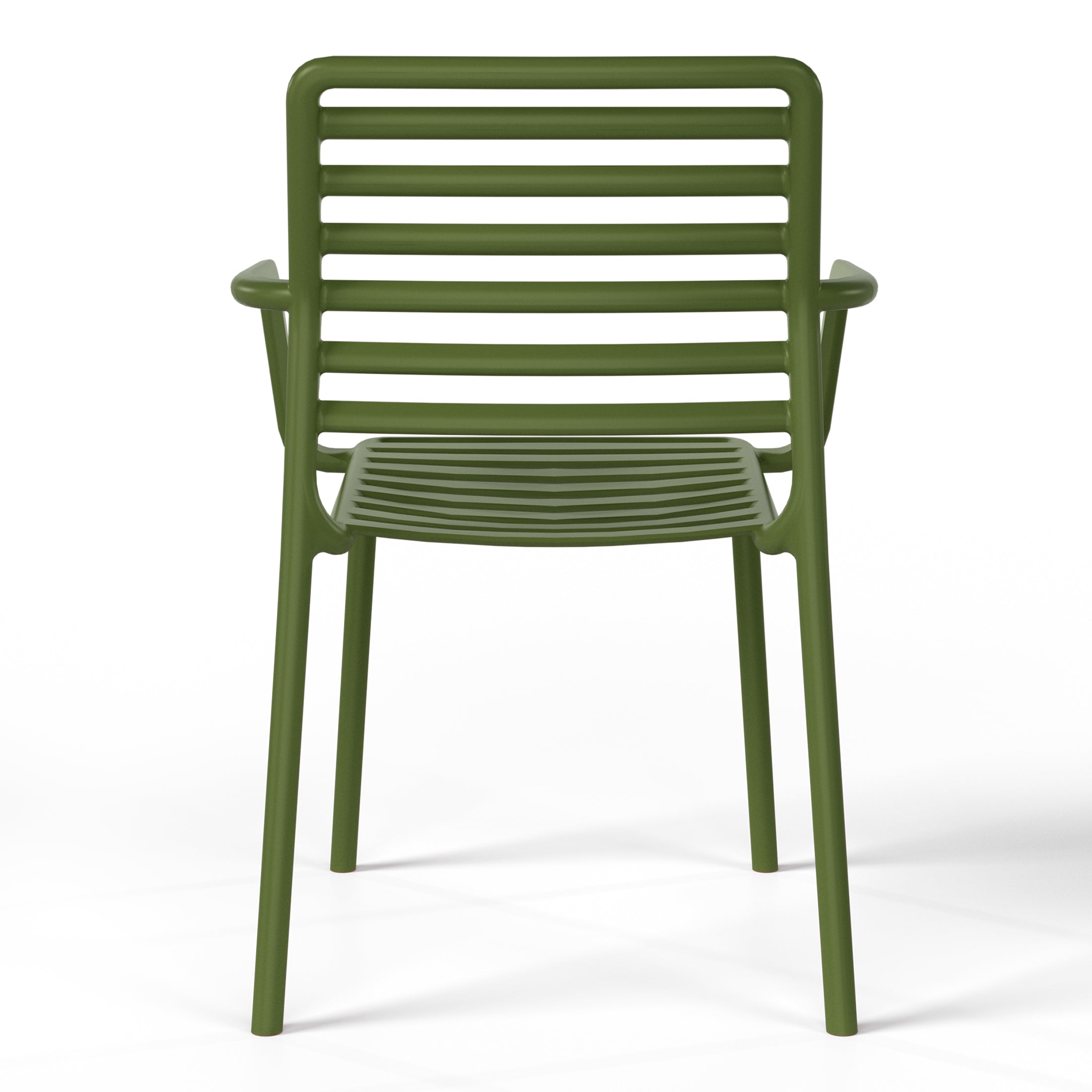 Polyform Stacking Dining Arm Chair (Set of 4) Seahawk Designs Patio Dining Chairs