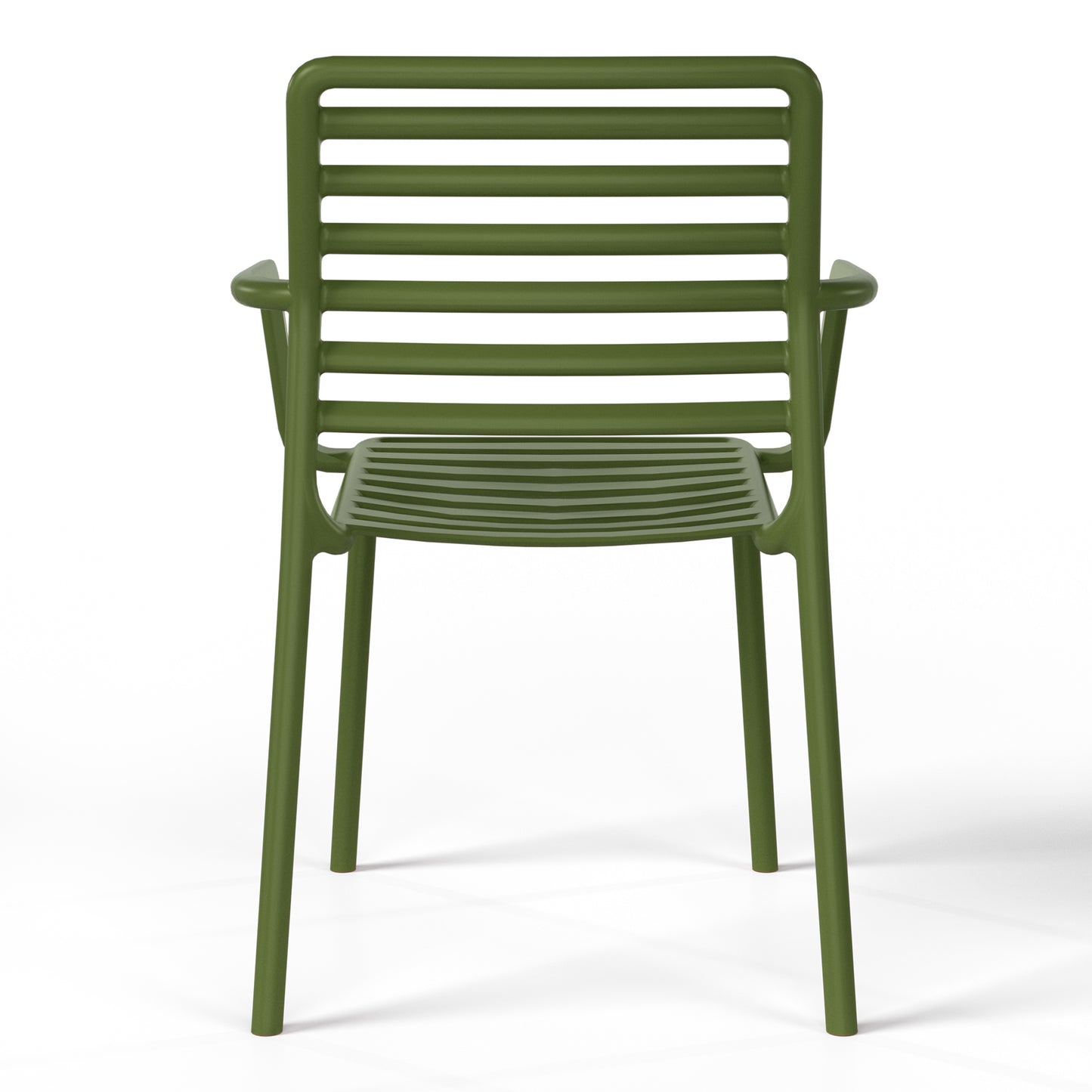 Polyform Stacking Dining Arm Chair (Set of 4) Seahawk Designs Patio Dining Chairs
